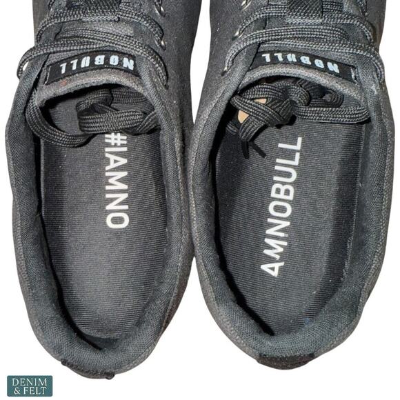 NOBULL Men’s Black Gum Canvas Trainer Shoes/Sneakers Size 13.5 US - Picture 10 of 16